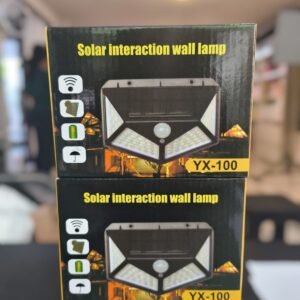 foco sensor , con panel solar